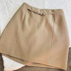 H&M Nude A-Line Skirt